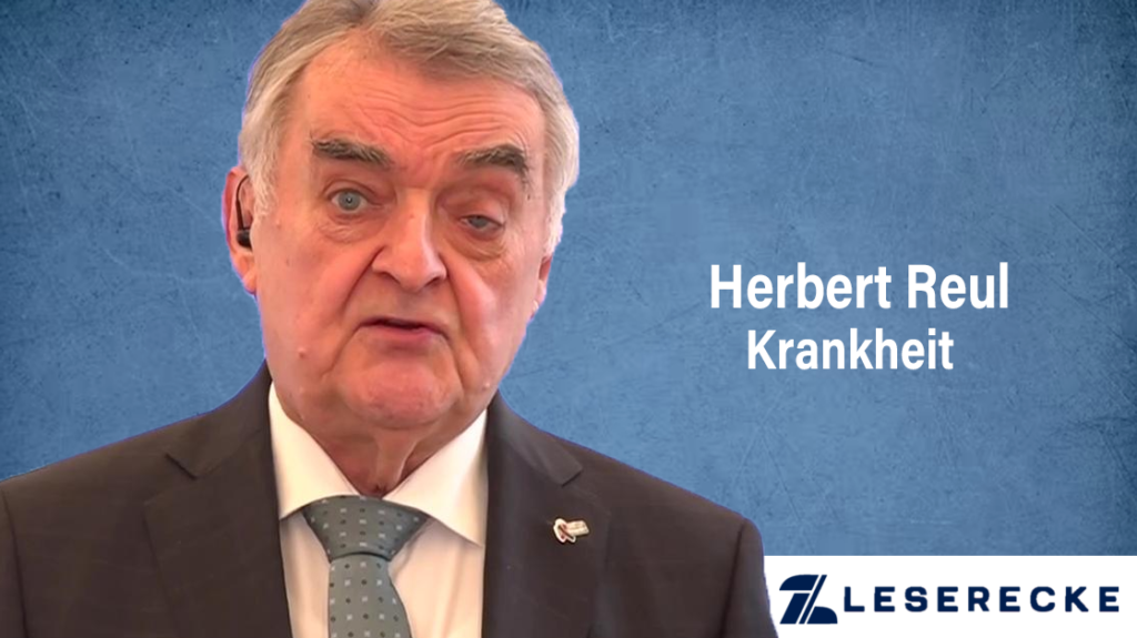 Herbert Reul Krankheit